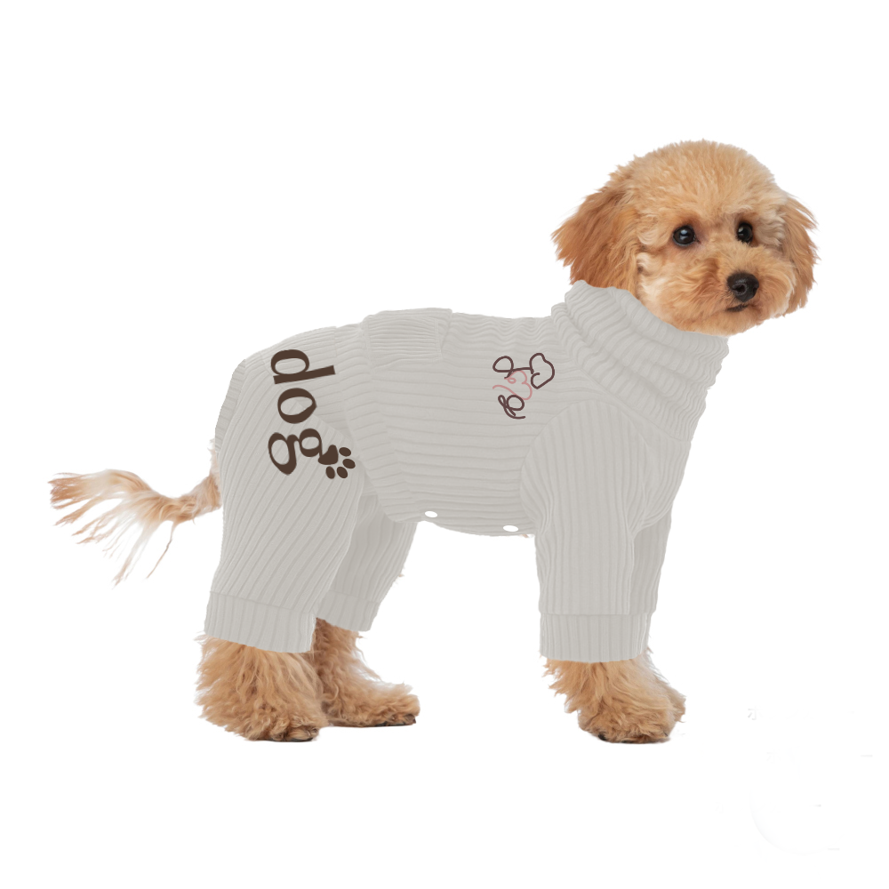 【セミオーダーロンパース】タートルネックタイプ コーデュロイ風生地