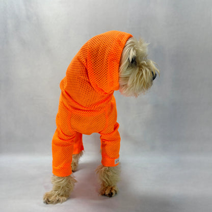 通気性抜群メッシュ生地Zipper Air Mesh Romper