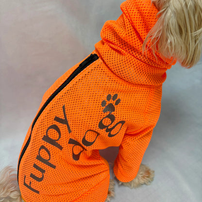 通気性抜群メッシュ生地Zipper Air Mesh Romper