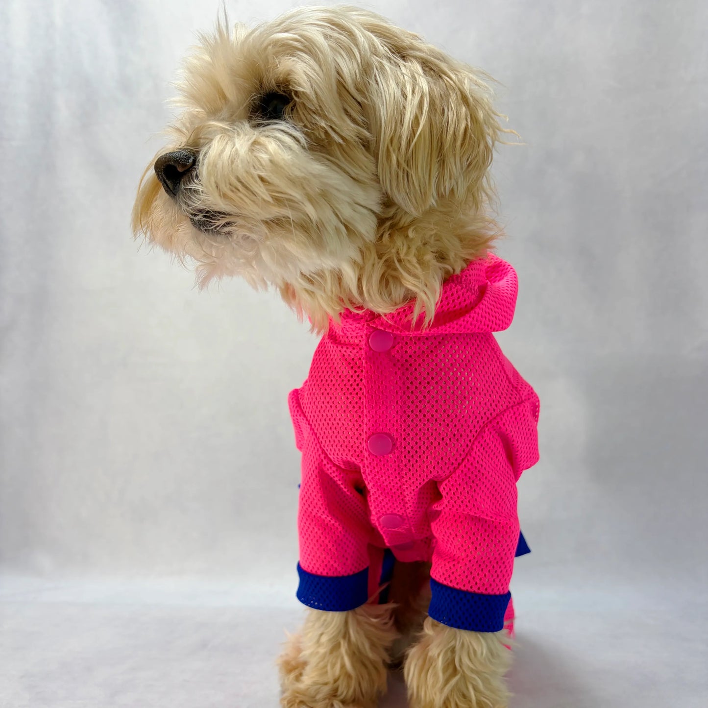 通気性抜群メッシュ生地Hoodie Air Mesh Romper