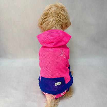 通気性抜群メッシュ生地Hoodie Air Mesh Romper