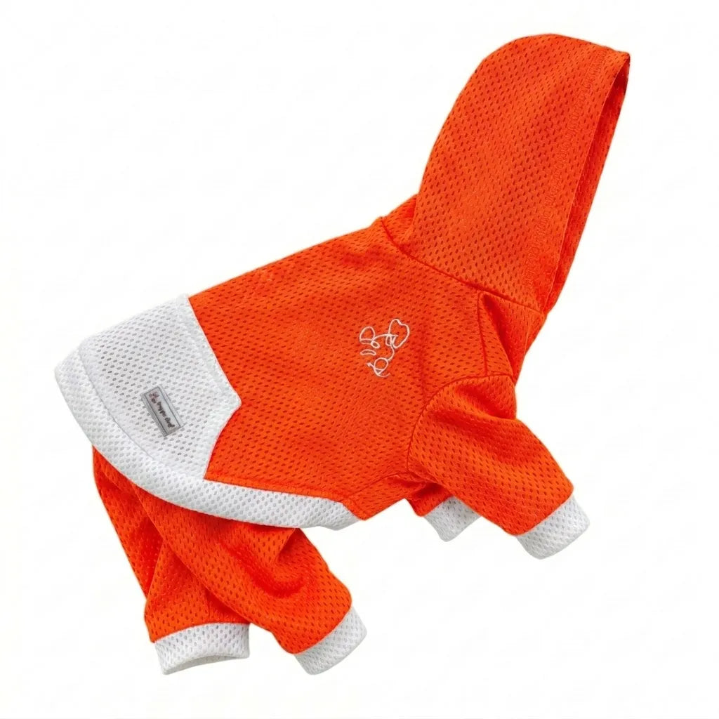 通気性抜群メッシュ生地Hoodie Air Mesh Romper