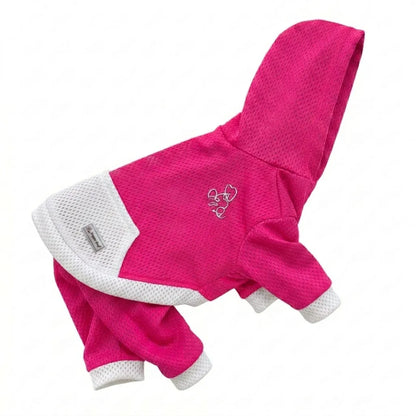 通気性抜群メッシュ生地Hoodie Air Mesh Romper