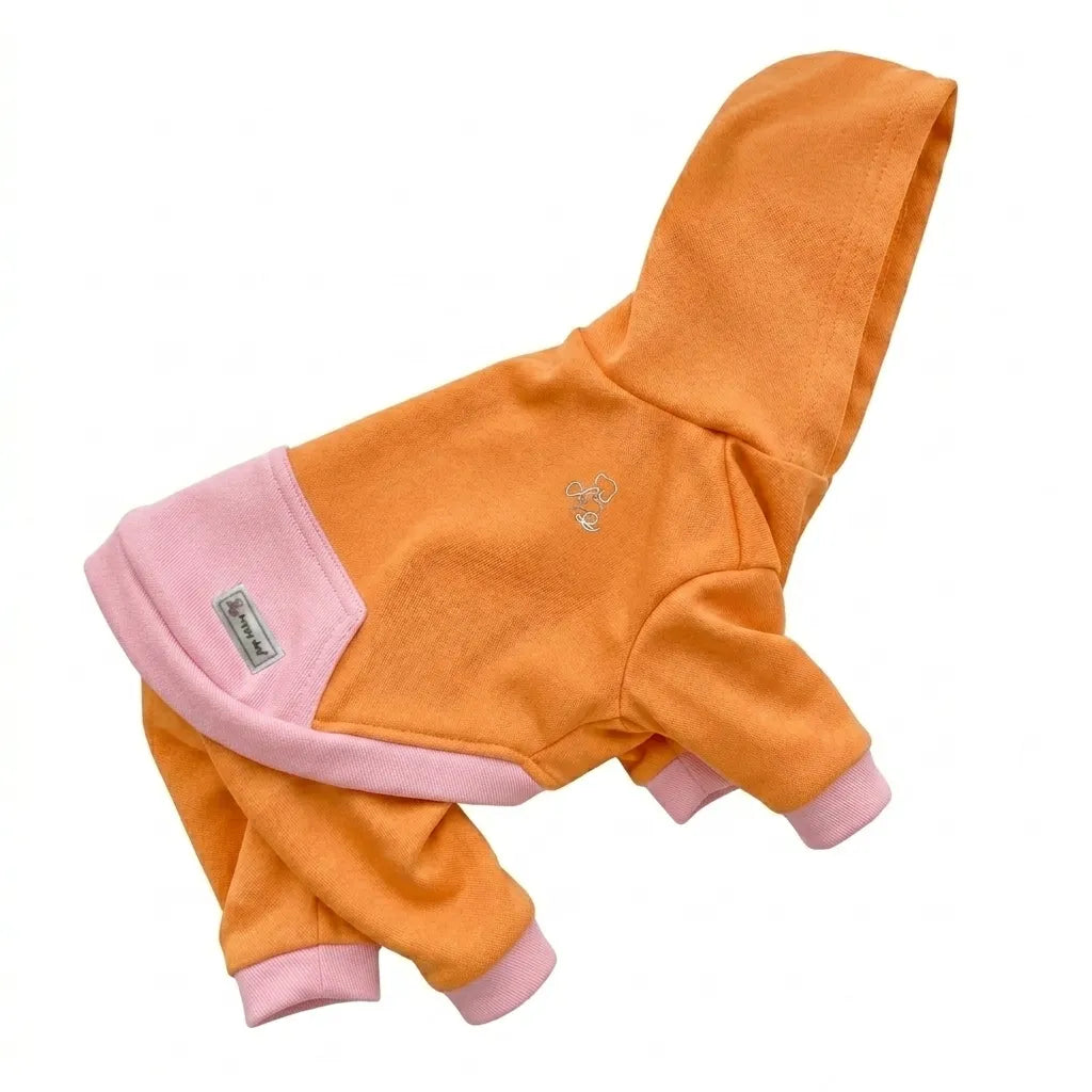 吸水・防汚機能生地Hoodie Easy Care Romper
