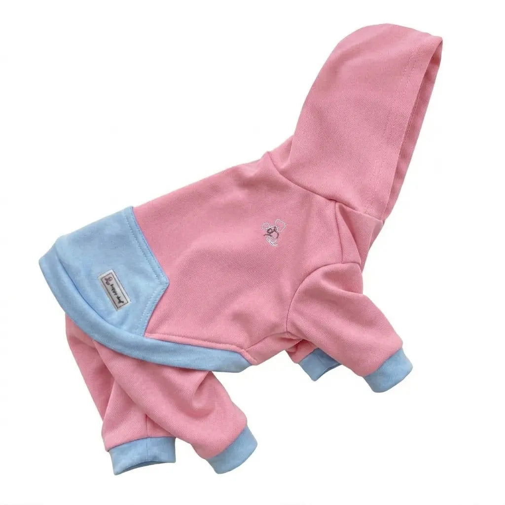 吸水・防汚機能生地Hoodie Easy Care Romper