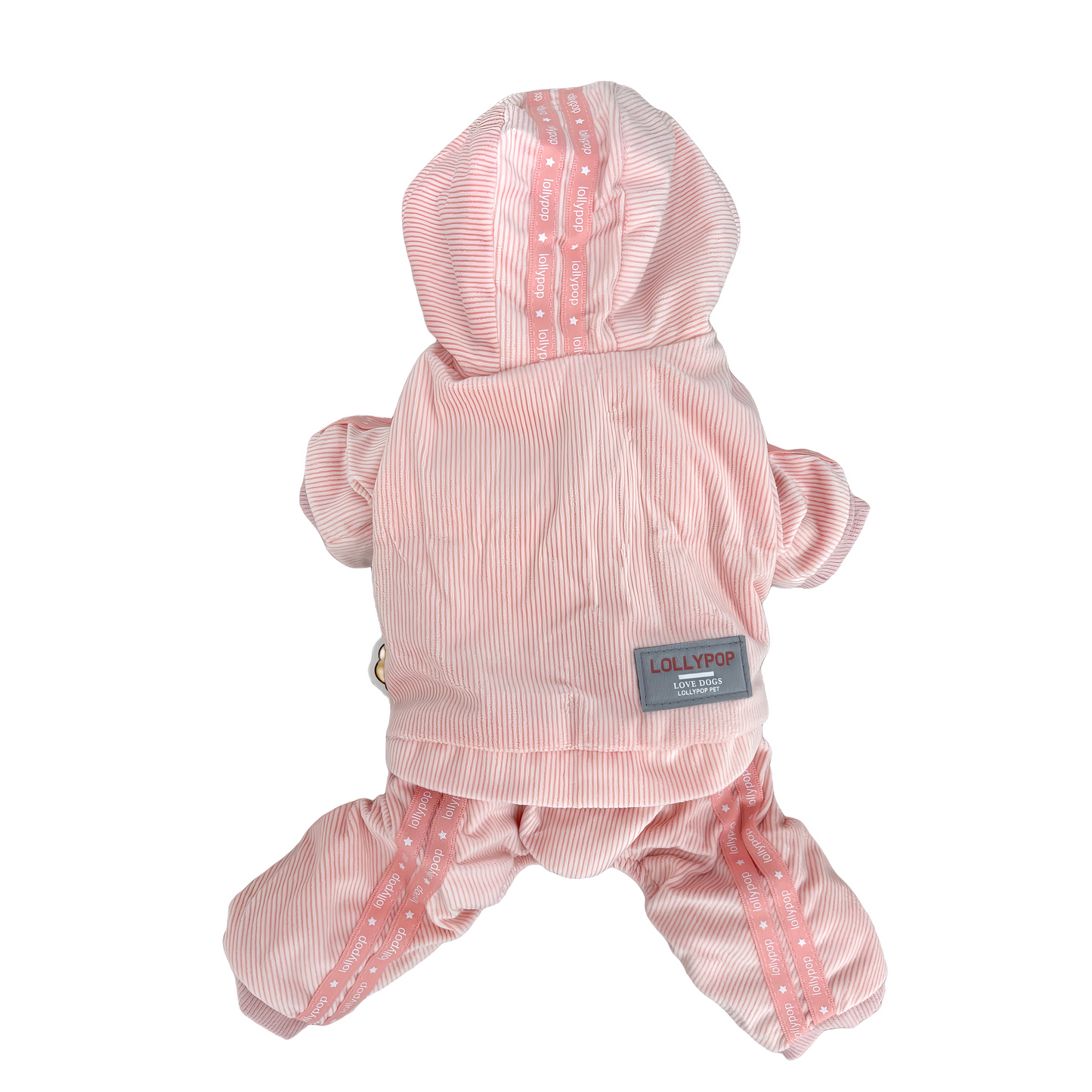 秋冬向けの犬用洋服、暖かいコーデュロイ素材のおしゃれなドッグウェア。防寒・汚れ防止・抜け毛対策に最適。前ボタン仕様で着脱簡単、小型犬にもおすすめ。