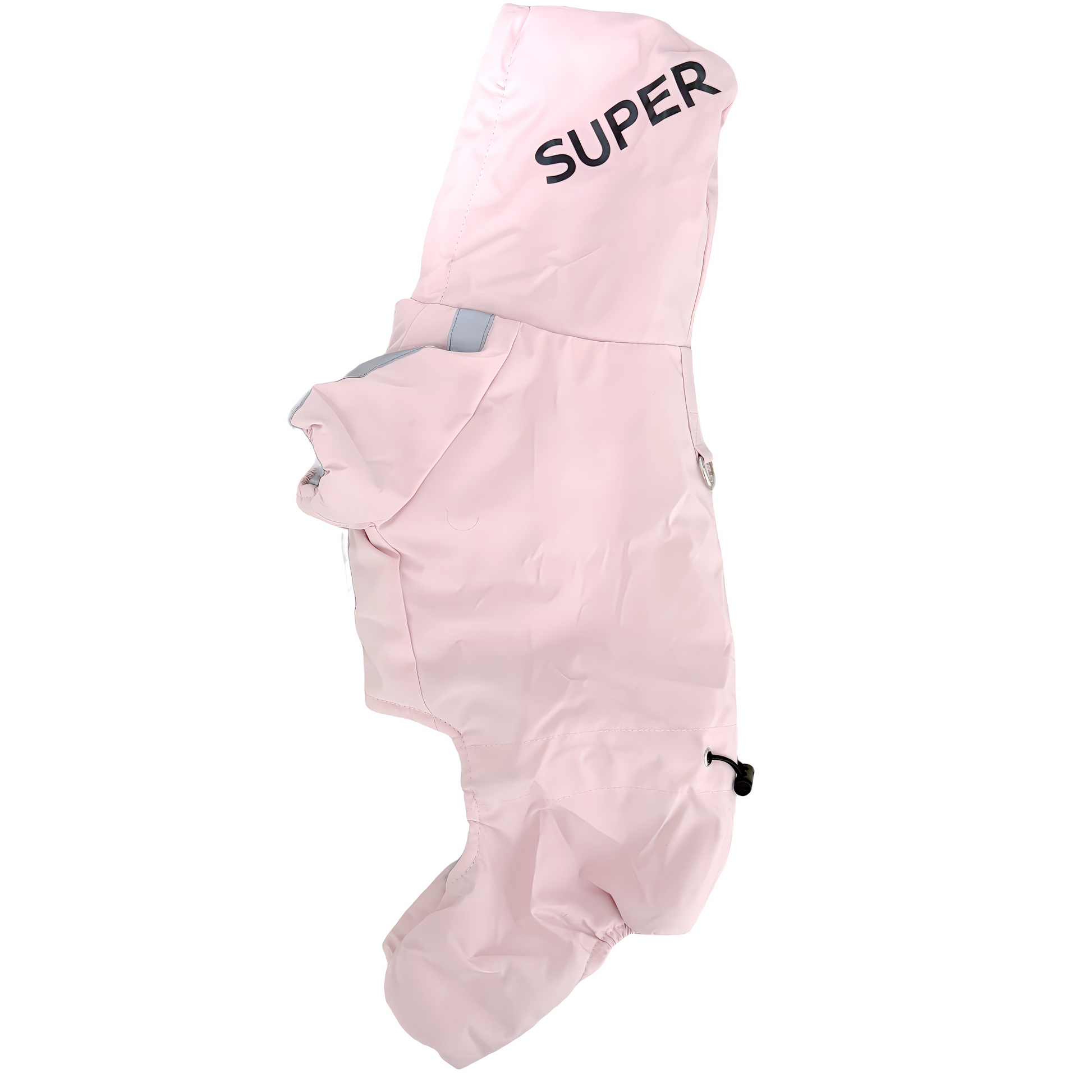 冬向けの犬用洋服、暖かいダウンジャケット風ドッグウェア。もこもこ裏地で防寒対策◎。汚れ防止＆抜け毛対策に最適。反射テープ付きで夜間のお散歩も安心な小型犬向けデザイン。