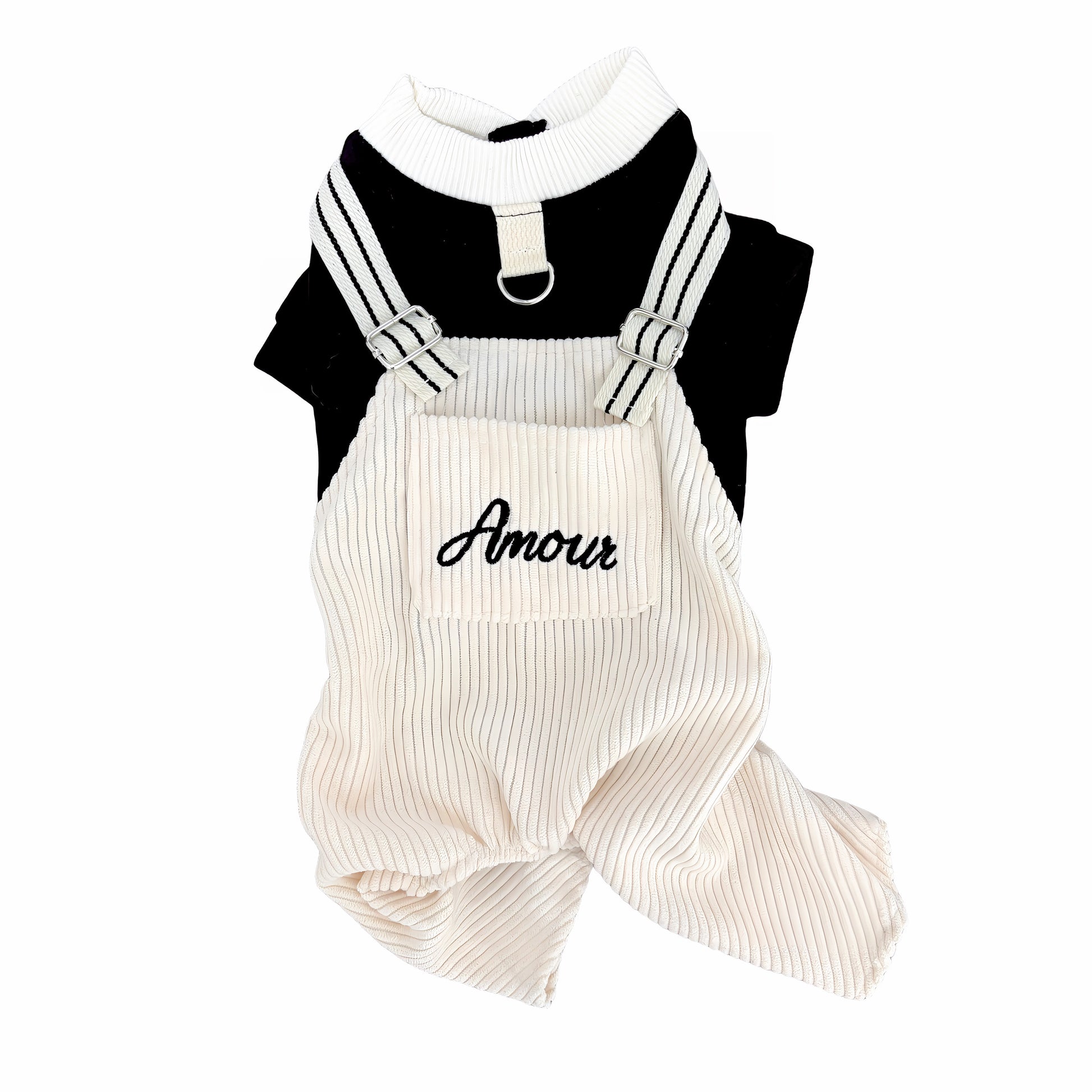 春秋向けの小型犬用おしゃれなロンパース