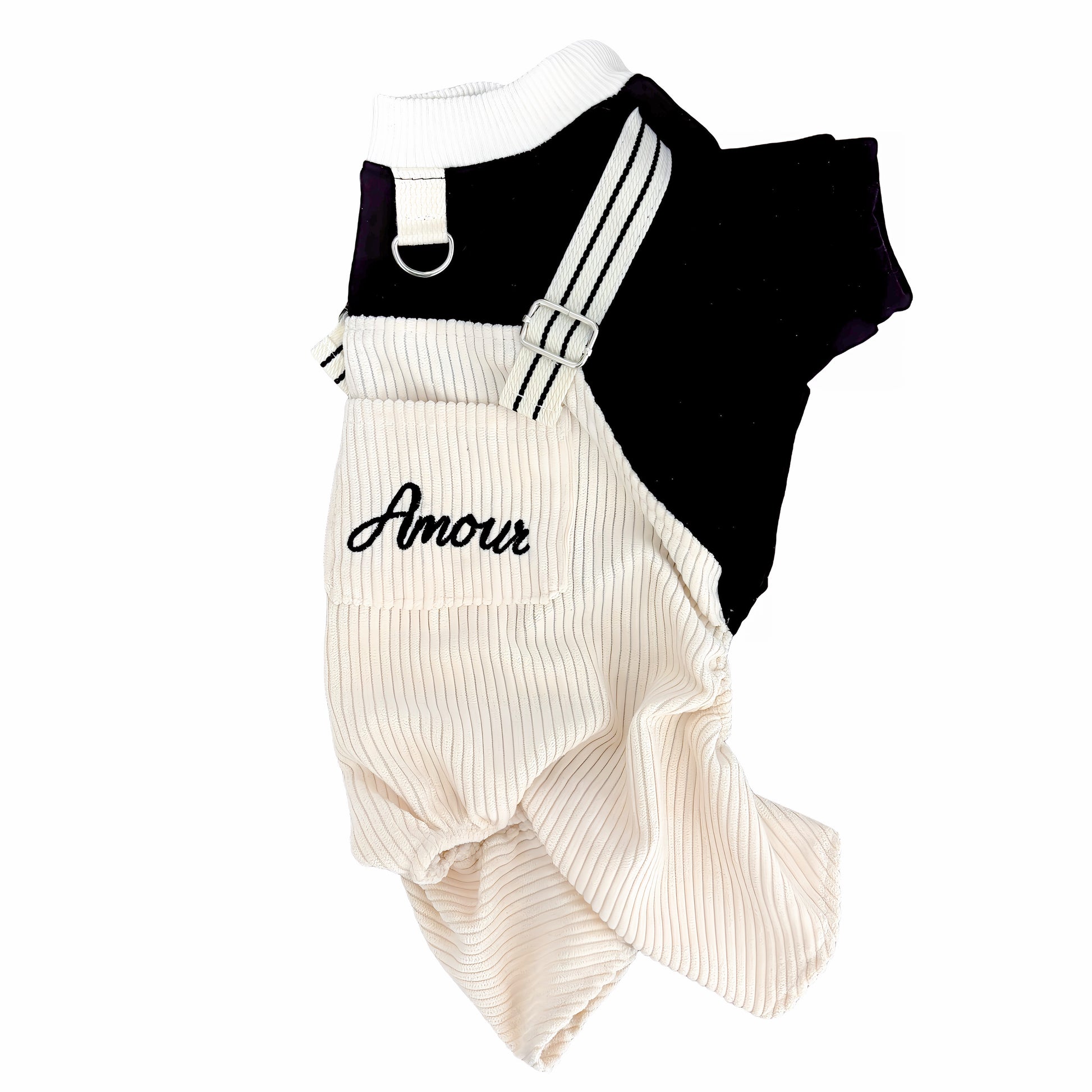 春秋向けの小型犬用おしゃれなロンパース