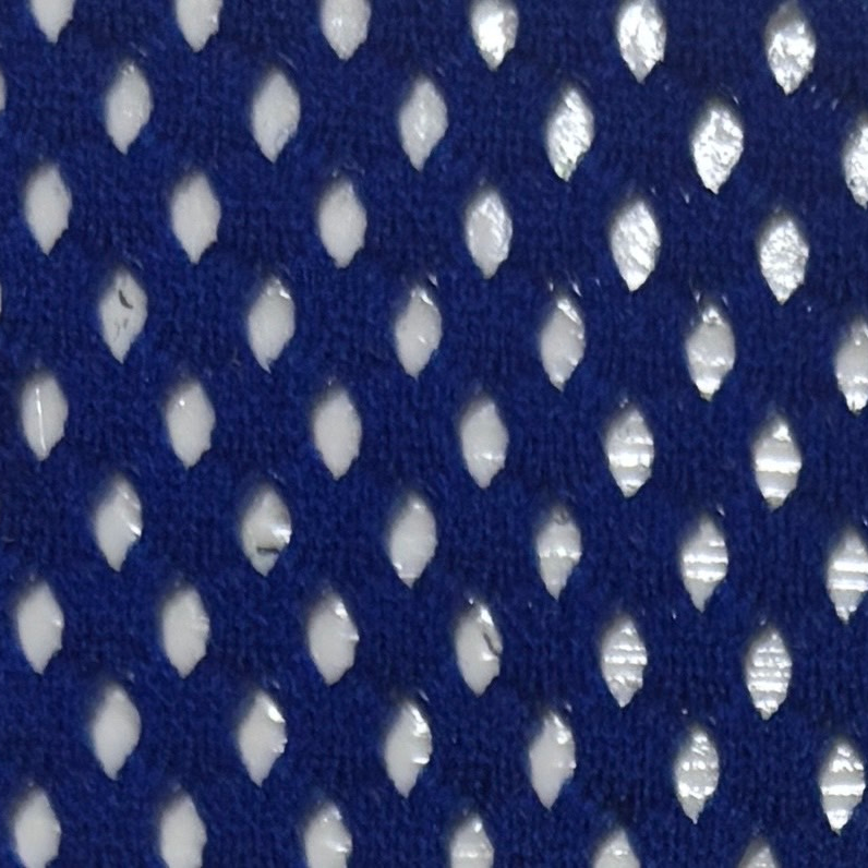 【ハイネックタイプ】メッシュ生地-ブルー