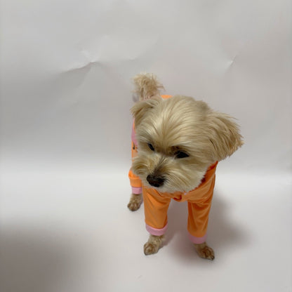 【하이넥 타입】방오 원단-베이비 블루×라이트 오렌지×라이트 옐로우