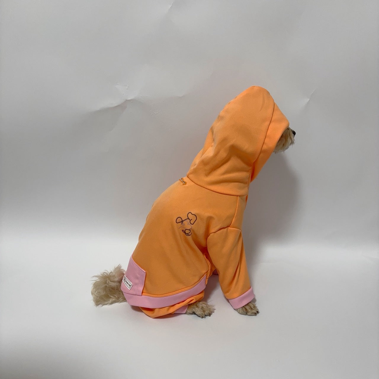 【하이넥 타입】방오 원단-베이비 블루×라이트 오렌지×라이트 옐로우