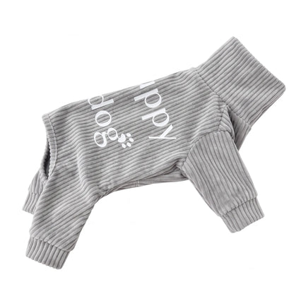 お洒落なコーデュロイ風あったか生地 Simple Cord Matching cloth Romper