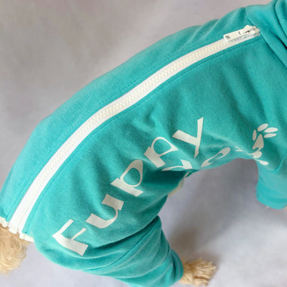 100%オーガニックコットンZipper Organic Cotton Romper