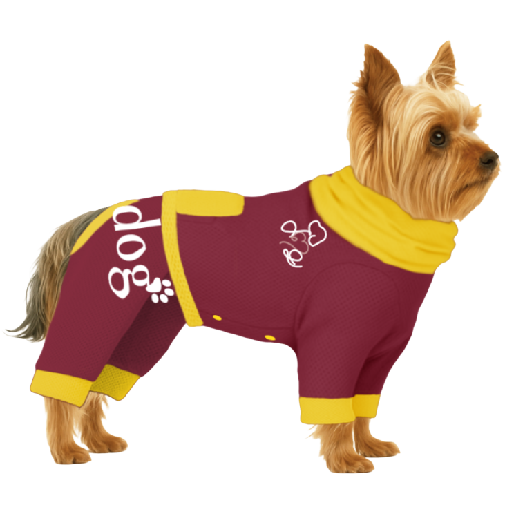 【ハイネックタイプ】メッシュ生地(吸水速乾・遮熱・UV)-レッド×イエロー