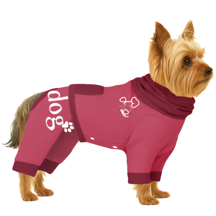 【ハイネックタイプ】メッシュ生地(吸水速乾・遮熱・UV)-ピンク×レッド