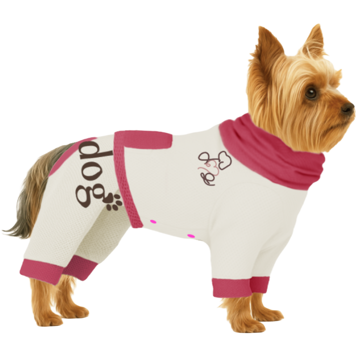 【ハイネックタイプ】メッシュ生地(吸水速乾・遮熱・UV)-オフホワイト×ピンク