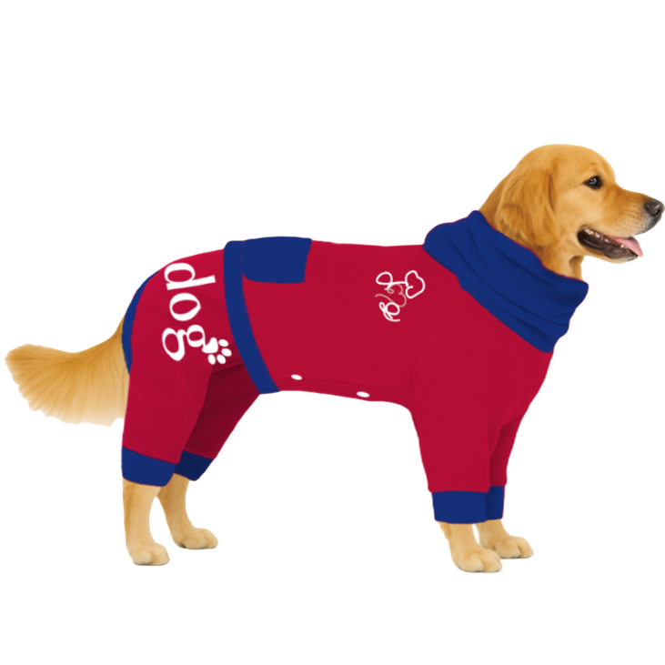 【ハイネックタイプ】防汚生地-ピンク×ブルー