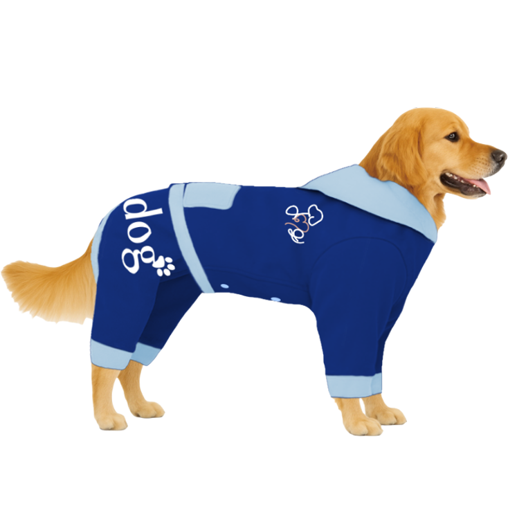 【フードタイプ】防汚生地-ブルー×ベビーブルー