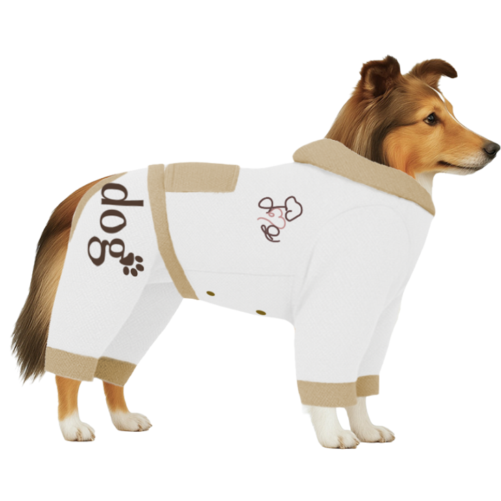 【フードタイプ】防蚊生地-ホワイト×ベージュ