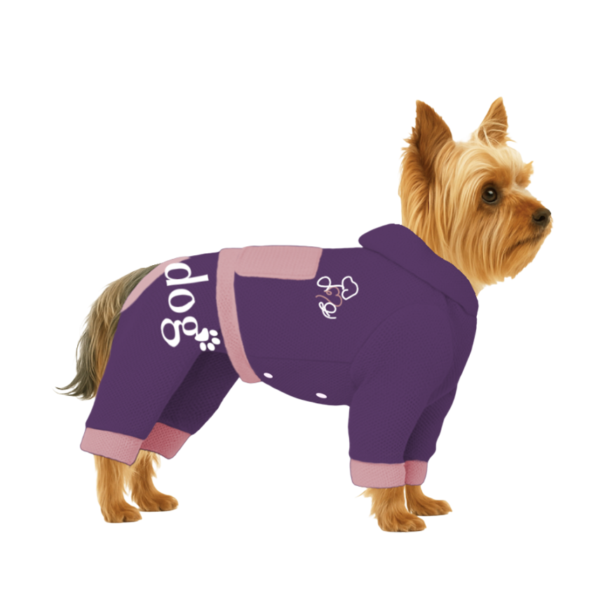 【フードタイプ】メッシュ生地(吸水速乾・遮熱・UV)-パープル×パステルピンク