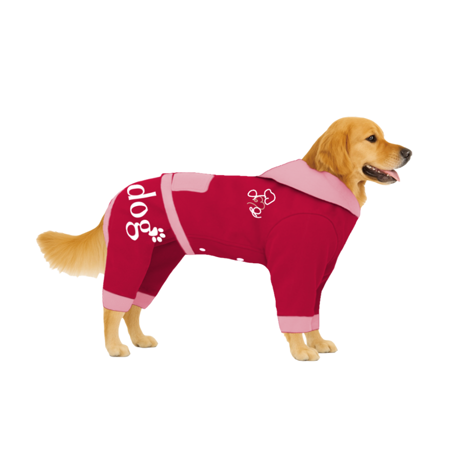 【フードタイプ】防汚生地-ピンク×ベビーピンク