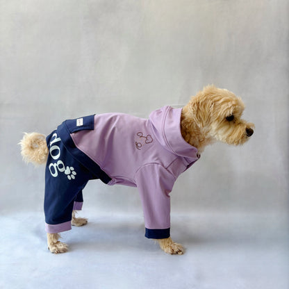 接触冷感！UVカット高伸縮布Hoodie Double Smooth Stretch Romper