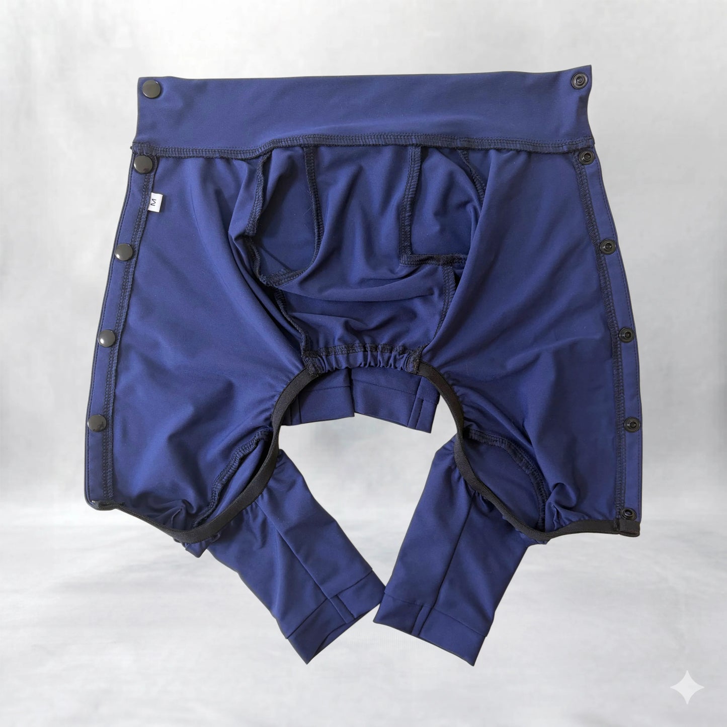 接触冷感！UVカット高伸縮布Button Double Smooth Stretch Romper